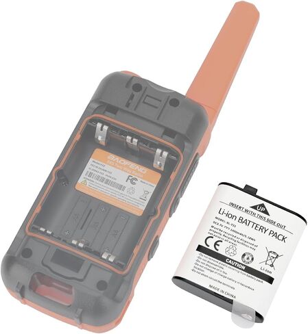 أجهزة اتصال لاسلكية ببطارية BOAOFENG F22 MP25 BL-T22 بطارية ليثيوم أيون أصلية 3.7 فولت 1400 مللي أمبير في الساعة متوافقة مع راديو F22 MP25 ثنائي الاتجاه (عبوتان) in Saudi Arabia