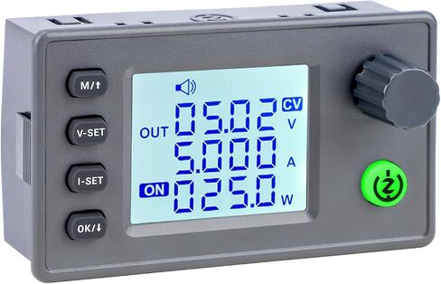 DROK LCD Display Buck Boost Converter, DC 6-36V to 0.5-36V 4.5A 40W Step Up Step Down Converter, 5V 12V 24V DC Power Supply, Adjustable Voltage Regulator Step Up Down Transformer for Solar Panels RV in Saudi Arabia
