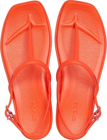 Crocs Women's Miami Thong Sandal Lva, Lava, 4 in Saudi Arabia