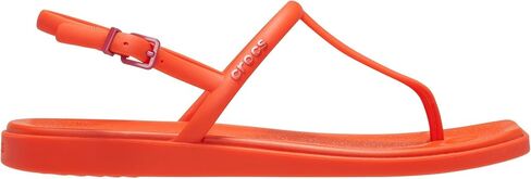 Crocs Women's Miami Thong Sandal Lva, Lava, 4 in Saudi Arabia