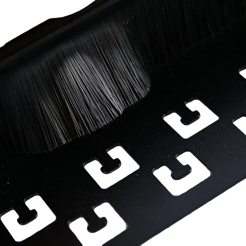 1U Brush Panel, Brush Strip Plate for Cable Entry&Management, Server Rack Cable Organizer with Tidy Brush for 19in Network Rack/Server Rack/Cabinet Enclosure in Saudi Arabia