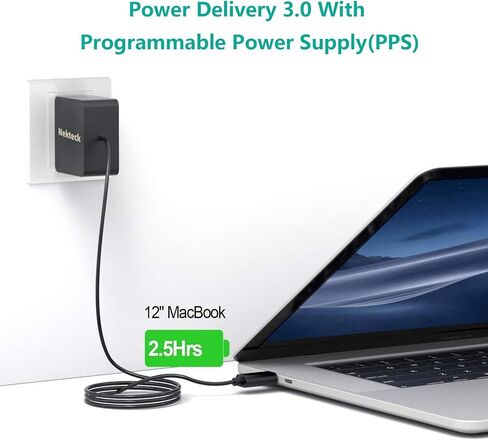 Nekteck S22, S23 Ultra 45w USB-C Charger with 6ft Long Cable, PD.3(PPS), Small Samsung Super Fast Charger Type C [USB-IF Certified] Compatible with Galaxy S23+/S22 Plus/S21/S20 Ultra/Note 10+ in Saudi Arabia