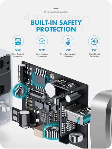 شاحن صغير 45 وات متوافق مع Mac Book Air 11/13 بوصة، موصل مغناطيسي من النوع L من الجيل الأول، محول USB بديل محمول للسفر A1374 A1244 A1370 A1369 A1377 A1237 A1304 (قبل منتصف 2012) in Kuwait