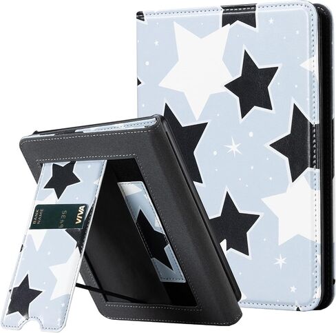 CoBak Case with Stand for Kindle Paperwhite - Durable PU Leather Cover with Auto Sleep Wake, Card Slot, Hand Strap Feature - Fits Kindle Paperwhite 11th Generation 6.8" Signature Edition 2021 Released in Saudi Arabia