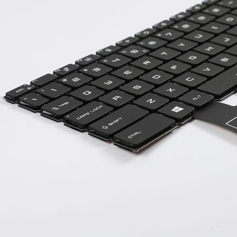 لوحة مفاتيح بديلة جديدة بإضاءة خلفية RGB لـ MSI GS66 Stealth GE66 Raider GP66 MS-16V1 MS-16V2 MS-16V3 MS-1541 MS-1542 لوحة مفاتيح تخطيط الولايات المتحدة مع إضاءة خلفية ملونة RGB لكل مفتاح in Saudi Arabia