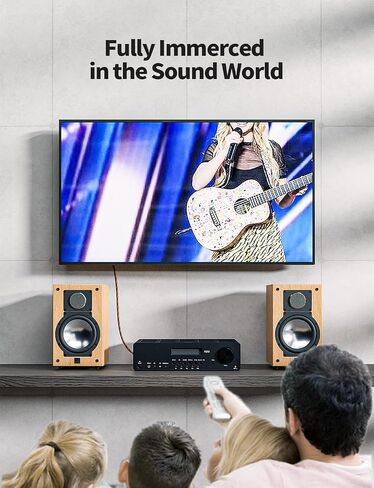 كابل الصوت الرقمي المحوري EMK® كابل مضخم الصوت RCA إلى كابل RCA - مزدوج الحماية - مطلي بالذهب - برتقالي (5 قدم / 1.5 متر) in Saudi Arabia