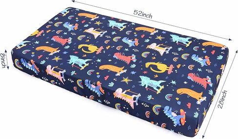 Dinosaur Crib Sheet for Boys Fitted Crib Sheet for Standard Crib and Toddler Mattress Soft Microfiber Toddler Bed Sheets 52x28in in Saudi Arabia