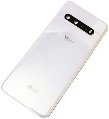 غطاء زجاجي خلفي V60 ThinQ بديل لباب الإسكان مع أجزاء شريطية لهاتف LG V60 ThinQ V600 5G جميع الموديلات مع كابل USB إلى Type-c + أدوات (أزرق أنيق) in Saudi Arabia