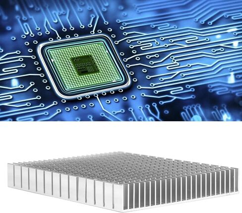 Heatsink Aluminum 150x120x20mm Passive Cooling Radiator for PCB Computer Chip 3D Printer in Saudi Arabia