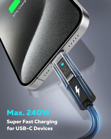 محول MoKo USB C يدعم 240 واط شحن 40 جيجابت في الثانية، محول موسع USB C أنثى إلى USB C ذكر لجهاز MacBook Pro، iPhone 15 Pro Max Plus، iPad Air/Pro، الكمبيوتر المحمول Thunderbolt 3/4، فيديو 8K@60 هرتز in Saudi Arabia