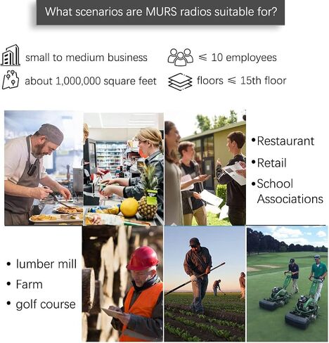 Retevis RT21V MURS Radios, Walkie Talkies for Adults, Rechargeable Two Way Radios with Six Way Multi Charger, Low Traffic, Heavy Duty, for Church School Emergency Rescue (6 Pack) in Saudi Arabia