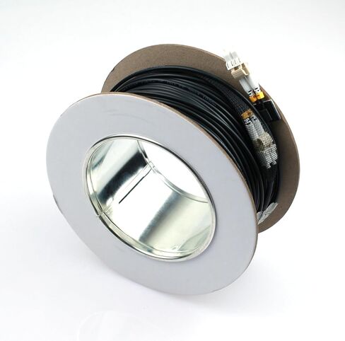 LC Multimode Armored Fiber Optic Cable outdoor/Indoor Fiber Optic Patch Cord Duplex 50/125um OM3 Fiber Optic Jumper (LC MM-LC MM, 50m/160ft) in Saudi Arabia