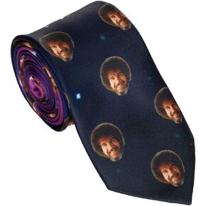 Calhoun Officially Licensed Bob Ross Faces Necktie