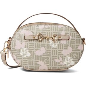 Anne Klein Oval Crossbody with Floral Overlay in Kuwait