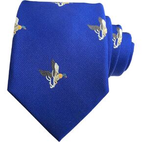 Men's Novelty Ties Flying Ducks Patterned Embroidered Repp Casual Handmade Daily Formal Necktie