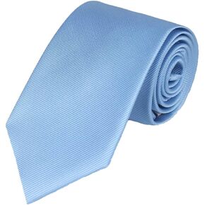 100% Silk Solid Skinny Tie Necktie for men Handmade Solid Mens Skinny Neck Tie with Gift Box, 2 3/4"(7CM)