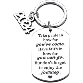 2024 Graduation Gifts for Him Her Class of 2024 Keychain Middle High School Senior 2024 Gifts for Boys Girls Men Women College Graduation Gift for Nurse PhD Master Degree Law School Nursing Grad Gifts in Kuwait