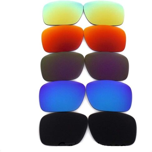 GALAXYLENSE 5 Color Pairs Replacement Lenses For Oakley Holbrook Sunglasses Polarized in Saudi Arabia