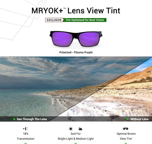 Mryok Replacement Lenses for Oakley Jawbone Vented/Racing Jacket Vented - Opt in Saudi Arabia