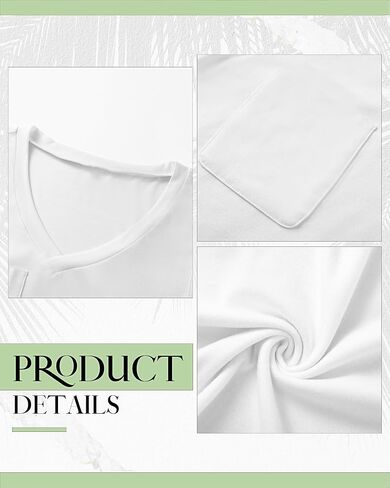 2 Pcs Women's Sleeveless Tank Tops, V Neck Shirts Loose Fit Racerback Tee Casual Summer Tunic Tank Tops with Pocket in Saudi Arabia