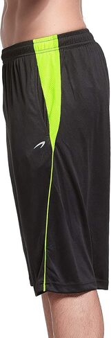 شورت كرة السلة للرجال من KPSUN مقاس 11 بوصة، شورت رياضي طويل وخفيف الوزن وسريع الجفاف مع جيوب in Kuwait