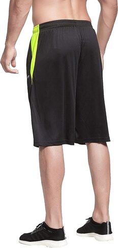 شورت كرة السلة للرجال من KPSUN مقاس 11 بوصة، شورت رياضي طويل وخفيف الوزن وسريع الجفاف مع جيوب in Kuwait