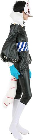 miccostumes Men's Costume Fox Cosplay Black Bodysuits With Tail And Gloves in Saudi Arabia