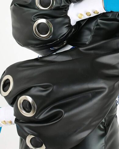 miccostumes Men's Costume Fox Cosplay Black Bodysuits With Tail And Gloves in Saudi Arabia