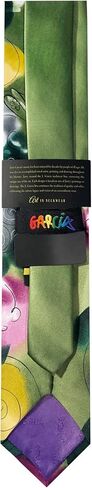 Jerry Garcia Men's Happy Easter Bunny Rabbits Eggs Can I Keep Him George Artwork Purple Green Extra Long Neck Tie, Extra Long - 63 inch in Saudi Arabia