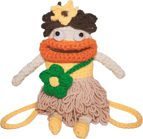 Magic Hand Crossbody Cell Phone bag, Crochet handmade Personality cute Purse in Saudi Arabia