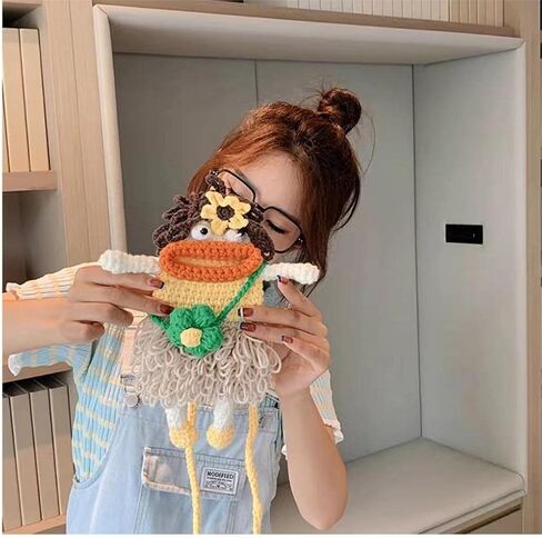 Magic Hand Crossbody Cell Phone bag, Crochet handmade Personality cute Purse in Saudi Arabia