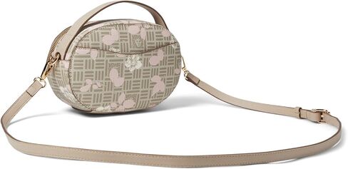 Anne Klein Oval Crossbody with Floral Overlay in Kuwait