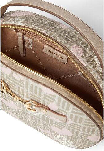 Anne Klein Oval Crossbody with Floral Overlay in Kuwait
