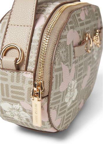 Anne Klein Oval Crossbody with Floral Overlay in Kuwait