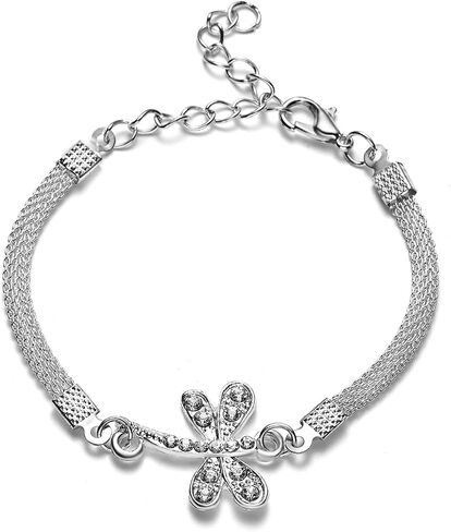 Sterling Silver Evil Eye Hamsa Bracelet Cubic Zirconia Fatima Hand Charms Bracelet Sideway Cz Hamsa Hand Bracelet Lucky Evil Eye Bracelet Jewelry for Women and Men in Saudi Arabia