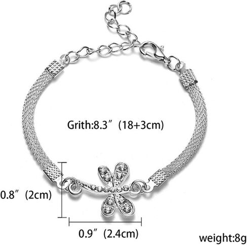Sterling Silver Evil Eye Hamsa Bracelet Cubic Zirconia Fatima Hand Charms Bracelet Sideway Cz Hamsa Hand Bracelet Lucky Evil Eye Bracelet Jewelry for Women and Men in Saudi Arabia