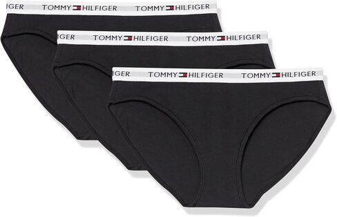 ملابس داخلية بكيني قطنية للنساء من Tommy Hilfiger مكونة من 3 قطع، عبوة متعددة in Saudi Arabia