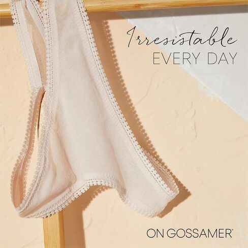 سراويل داخلية نسائية شبكية من OnGossamer - داليا الغنية، أرجواني صغير/متوسط in Kuwait