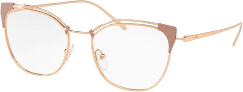 Prada PR 62UV Women's Eyeglasses Beige/Pink Gold 53 in Saudi Arabia