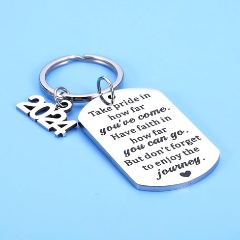 2024 Graduation Gifts for Him Her Class of 2024 Keychain Middle High School Senior 2024 Gifts for Boys Girls Men Women College Graduation Gift for Nurse PhD Master Degree Law School Nursing Grad Gifts in Kuwait