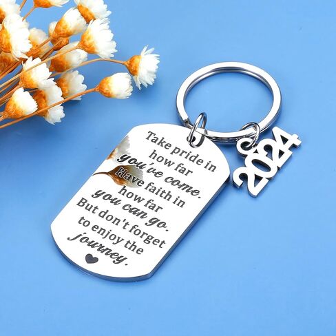 2024 Graduation Gifts for Him Her Class of 2024 Keychain Middle High School Senior 2024 Gifts for Boys Girls Men Women College Graduation Gift for Nurse PhD Master Degree Law School Nursing Grad Gifts in Kuwait