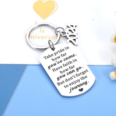 2024 Graduation Gifts for Him Her Class of 2024 Keychain Middle High School Senior 2024 Gifts for Boys Girls Men Women College Graduation Gift for Nurse PhD Master Degree Law School Nursing Grad Gifts in Kuwait