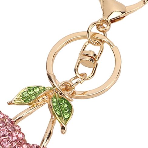 bstedyas Cute Crystal Keychain Ocean Animal Keyring Car Bag Accessory Pendant Purse Charm Handbag Decor Ornaments in Saudi Arabia