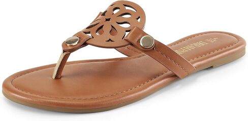 DREAM PAIRS Women's Flip Flops Flat Slide Sandals | Comfortable Soft Dressy Flats Thong Sandals for Summer Beach Dating Vacations in Saudi Arabia
