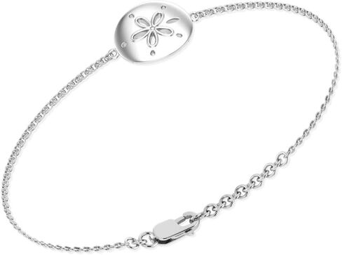 غرامة سوار هدية للنساء 925 الفضة الاسترليني البحر الرمال الدولار سحر أساور الزهور زهرة نجم البحر قلادة المجوهرات in Kuwait