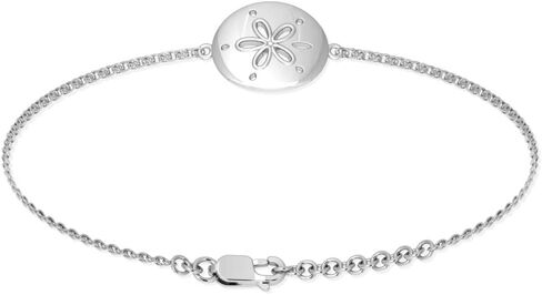 غرامة سوار هدية للنساء 925 الفضة الاسترليني البحر الرمال الدولار سحر أساور الزهور زهرة نجم البحر قلادة المجوهرات in Kuwait