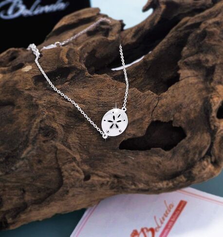 غرامة سوار هدية للنساء 925 الفضة الاسترليني البحر الرمال الدولار سحر أساور الزهور زهرة نجم البحر قلادة المجوهرات in Kuwait