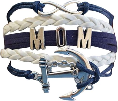 Mom Bracelet, Mom Jewelry, Mom Infinity Bracelet, Gift For Moms, Gender Reveal, Mother's Day Gift in Saudi Arabia