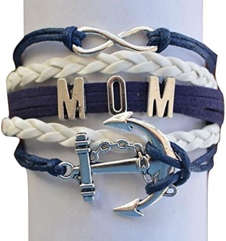 Mom Bracelet, Mom Jewelry, Mom Infinity Bracelet, Gift For Moms, Gender Reveal, Mother's Day Gift in Saudi Arabia