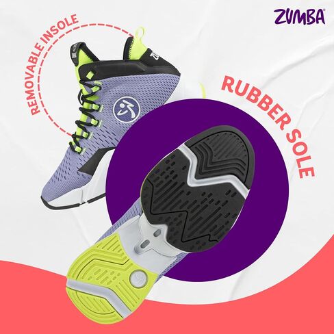أحذية ZUMBA الرياضية النسائية Air Funk Stomp، أحذية رياضية للرقص متوسطة الارتفاع in Saudi Arabia